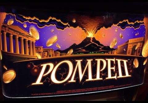 Pompeii Slot Machine Two Bonuses – 5 Symbol Trigger – Big Win – TBT