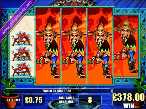 £378.30 MEGA BIG WIN (504 X STAKE) JUMPIN’ JALAPENOS ™ BIG WIN SLOTS AT JACKPOT PARTY