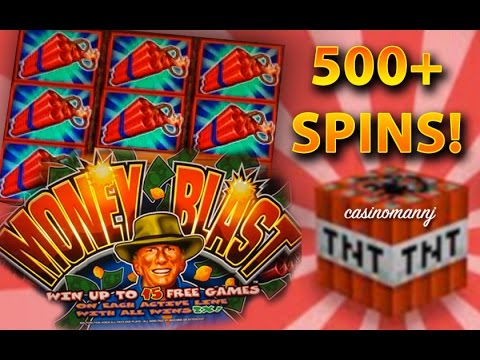 Money Blast Slot – 500+ FREE SPINS! – BIG WIN! – Slot Machine Bonus