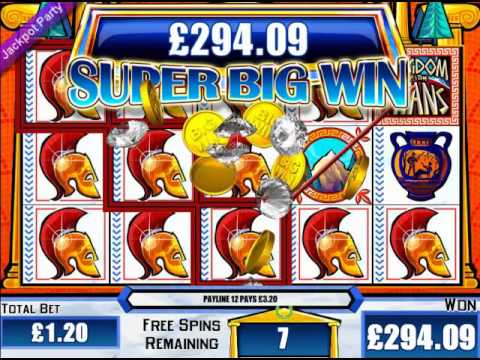 £500 MEGA WIN (417 X STAKE) KINGDOM OF THE TITANS™ BIG SLOT WINS ONLINE