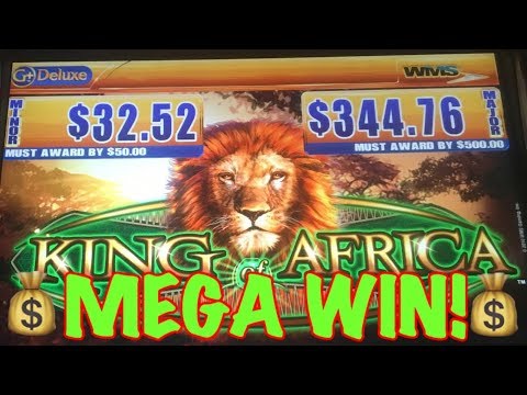 King of Africa Slot Machine LIVE Mega Big Win Bonus! $ 🦁💎💰🔥