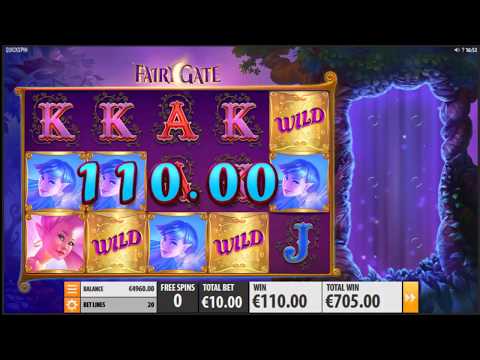 MEGA WIN On Fairy Gate Slot Machine From Quickspin