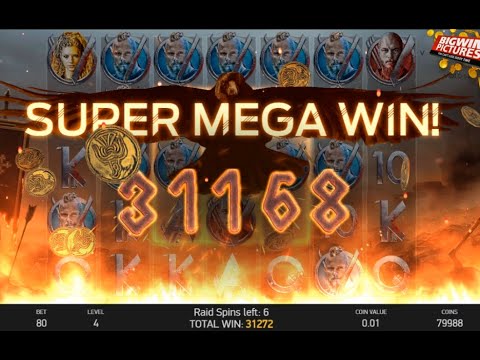 Vikings Slot NetEnt –  MEGA BIG WIN!
