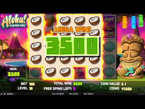 Aloha Slot Machine at CloudCasino.com MEGA WIN + FREE SLOTS SPINS