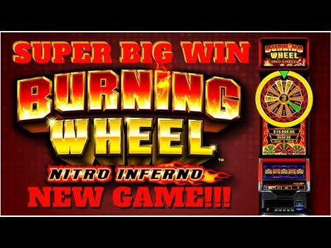 SUPER BIG WIN on BURNING WHEEL NITRO INFERNO SLOT POKIE by Aruze Gaming  PECHANGA CASINO