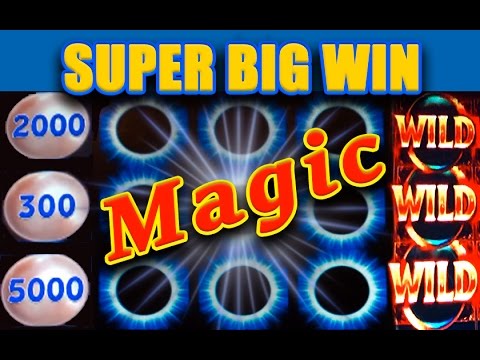 MAGIC! **SUPER BIG WIN** – ALL MAGICAL SLOT FEATURES! – Slot Machine Bonus