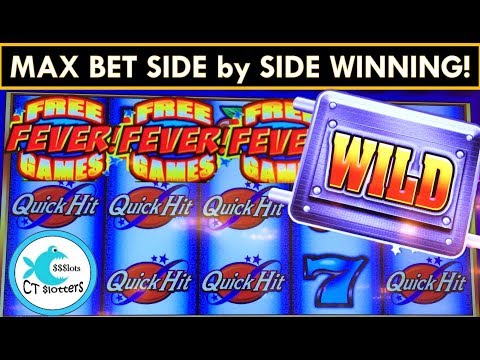 *Quick Hit Fever* Slot Machine – All 4 Bonuses w/ BIG WINS!