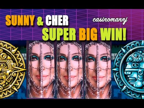 SUNNY & CHER – *SUPER BIG WIN* – Slot Machine Bonus (Casinomannj)