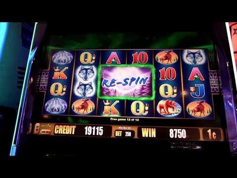 Wolf Moon Slot Machine | Big Win |  Bonus with Re-Spins | Harrah’s Las Vegas