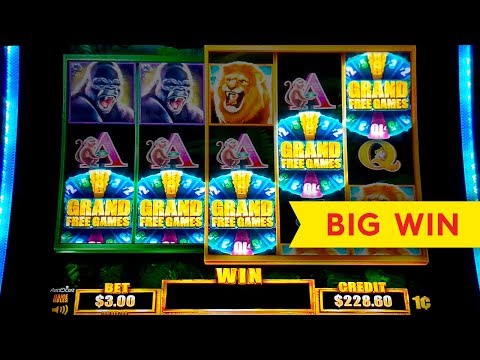 Tarzan Grand Slot – 5 SYMBOL TRIGGER – BIG WIN BONUS!