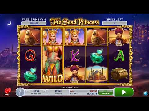 Mega Win New Slot The Sand Princess Freespins!