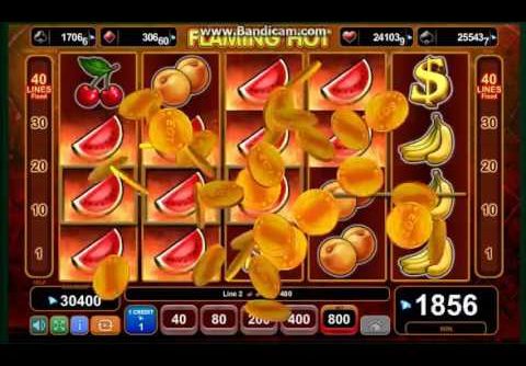Flaming hot slot machine