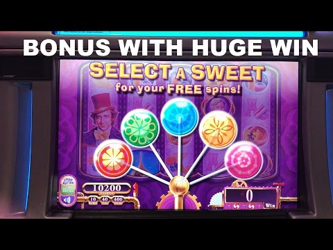 Willy Wonka Scrumdiddlyumptious Live play with Bonus and HUGE WIN! Slot Machine