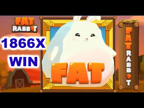 TOP 5 BIGGEST WIN ON FAT RABBIT SLOT – MONSTER NICE WIN 1866X !!!!!