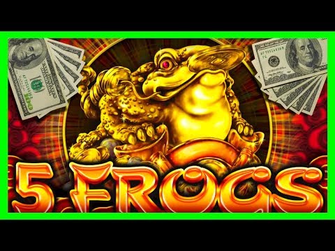 BIG WINS! ***SUPER FEATURE*** 5 Frogs Slot Machine BONUSES! I LOVE MYSTERY PICK!