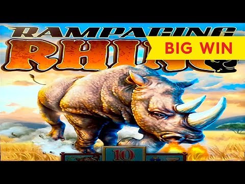 GREAT SESSION! Rampaging Rhino Slot – BIG WIN BONUS!