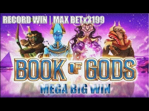 BTG! slot BOOK of GODS – RECORD WIN | MAX BETx2199 (65 FREESPINS) 4 GODS – EPIC WIN