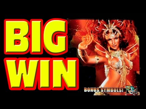 Dancing in Rio MEGA BIG WIN with ZERO CREDITS left!   Las Vegas Slot Machine Progressive Bonus