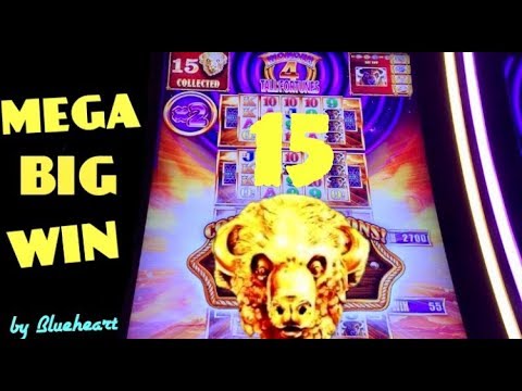 15 BUFFALO GOLD HEADS! MEGA WIN! Tall Fortunes slot machine BONUS WINS!