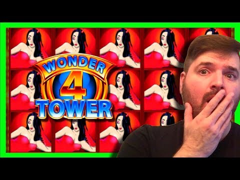 BIG WINS! I Triggered The Tower Bonus on A BIG BET!! Wonder 4 Tower Slot Machine