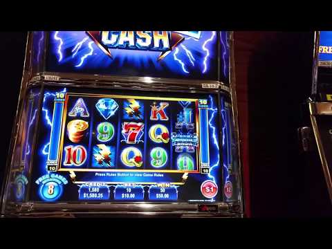 Thunder Cash Ainsworth $10 Bet high Limit big win slot machine pokie