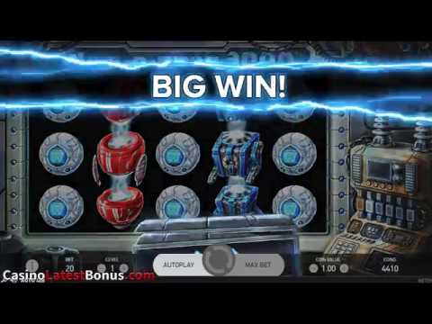 WILD-O-TRON 3000 slot from NetEnt (FREESPINS, BONUSES, BIGWIN, MEGAWIN, SUPERBIGWIN)