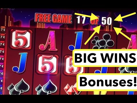 BIG WINS!!! LIVE PLAY and Bonuses on Big City 5s Slot Machine