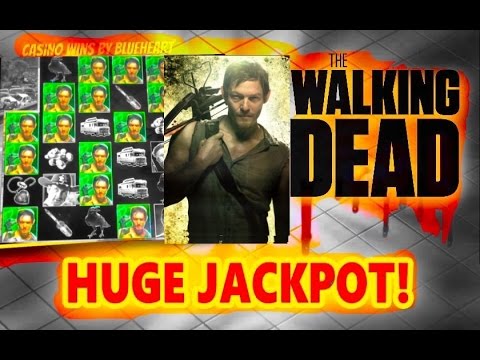 ** MEGA JACKPOT ** The WALKING DEAD slot machine Max Bet BIG JACKPOT HANDPAY WIN!