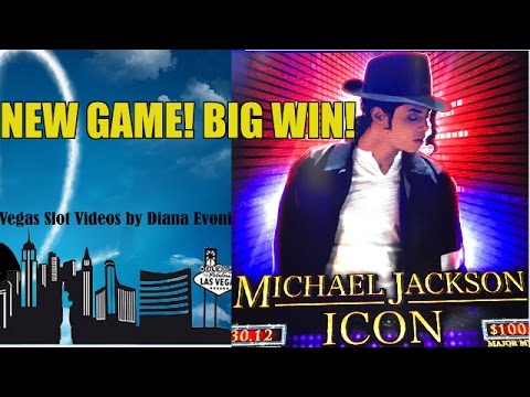 NEW! BIG WIN! MICHAEL JACKSON ICON SLOT MACHINE BONUS