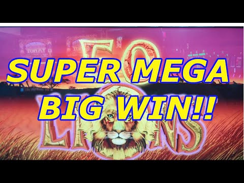 **SUPER MEGA BIG WIN!!** 50 LIONS DELUXE!!