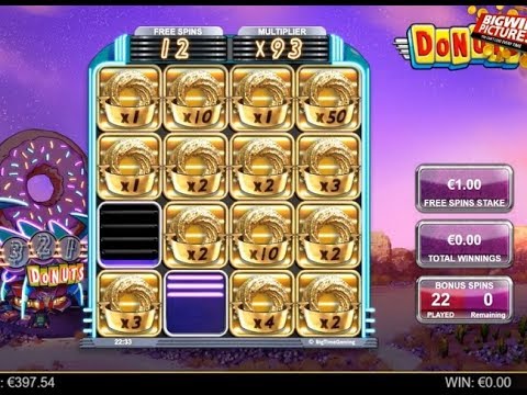 Donuts Slot – Free Spins With 93x Multiplier Sick Result!