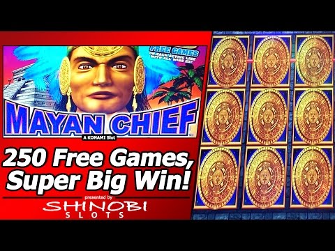 Mayan Chief Slot – 250 Free Games, Super Big Win, First-Spin Bonus!