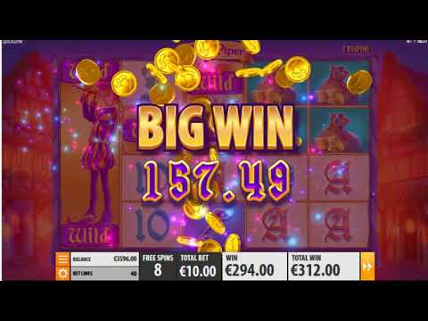 MEGA WIN On Pied Piper Slot Machine from Quickspin