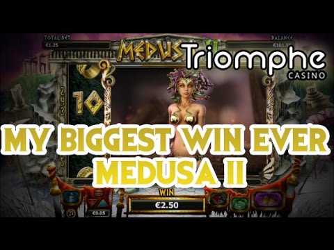 MY BIGGEST WIN EVER IN MEDUSA SLOT. Nextgen Gaming (online casino Triomphe)