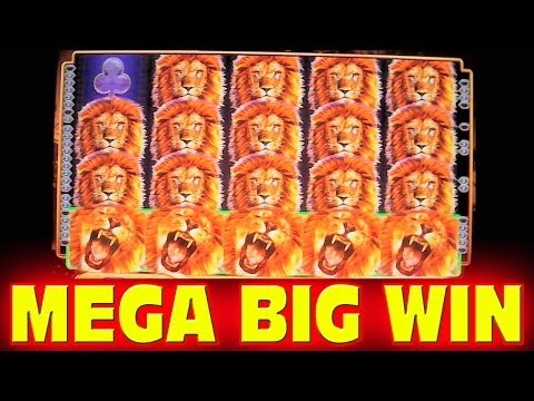 King of Africa MEGA BIG WIN WITH PROGRESSIVE Las Vegas Slot Machine Win