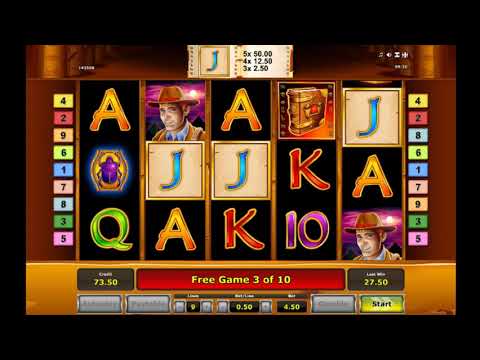 Book of Ra Free Spins and Big Win (Novomatic slot)