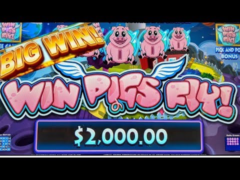 ✅ Super Mega Big Win Casino Online 3.0. When Pigs Fly Slot Machine