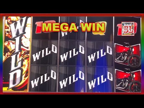 ** MEGA BIG WIN ** NEW HARLEY SLOT MACHINE ** SLOT LOVER **