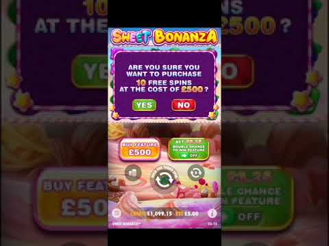 SWEET BONANZA SLOT £500 BONUS BUY BIG WIN!