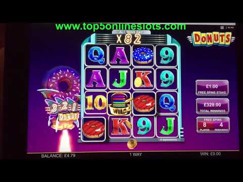 BIG WIN BONUS – DONUTS SLOT !! ONLINE CASINO GAME REAL MONEY PLAY