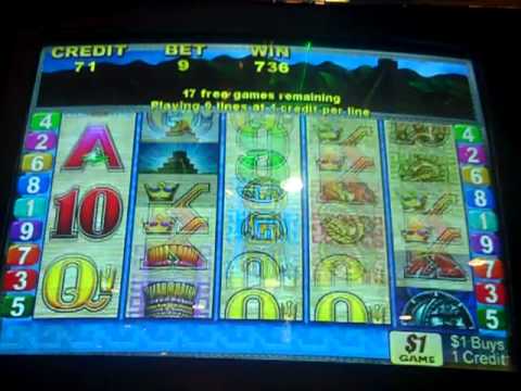 $9 bet Sun and Moon Slot Machine Bonus BIG BIG WIN!!!!