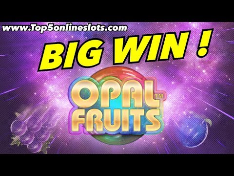 BIG WIN ON OPAL FRUITS SLOT !! – ONLINE CASINO GAME