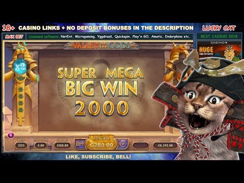 Best slots to play – Big Win Valley Of The Gods (Yggdrasil) – MAX BET CASINO BONUS +8 280€