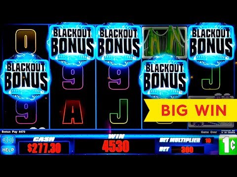 High Voltage Blackout Slot – BIG WIN SESSION – 5 SYMBOL TRIGGER!