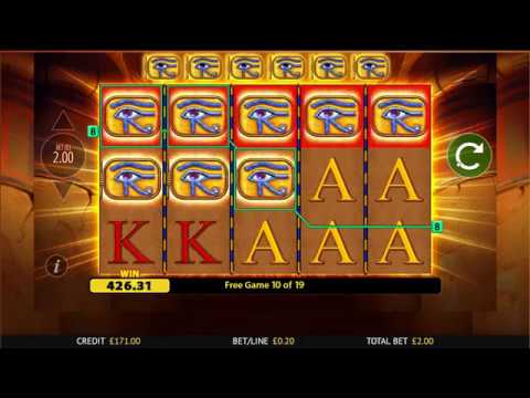 Eye of Horus Slot – Big Win – Blueprint Gaming