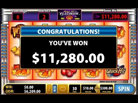 QUICK HIT SLOTS !! MEGA BIG WIN 2016