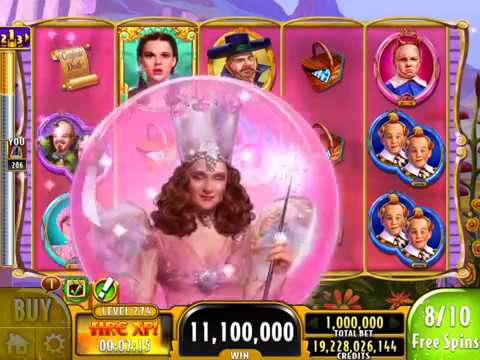 WIZARD OF OZ: MUNCHKINLAND Video Slot Game with a “MEGA WIN” FREE SPIN BONUS