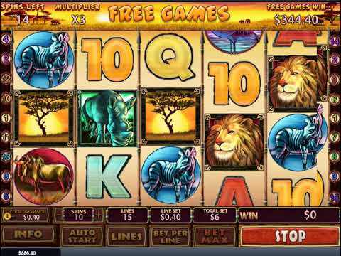 Safari Heat – Playtech slot big win