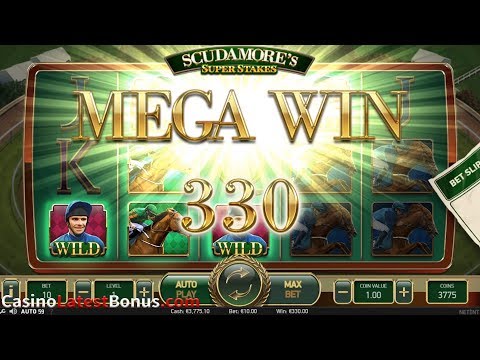 Scudamore’s Super Stakes slot NetEnt (FREESPINS, BONUSES, BIGWIN, MEGAWIN, SUPERBIGWIN)