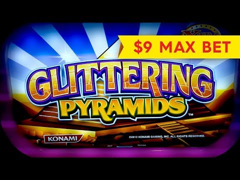 Glittering Pyramids Slot – $9 Max Bet – BIG WIN BONUS!